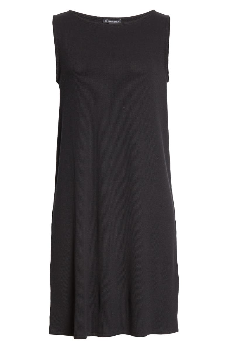 Eileen Fisher Bateau Neck Shift Dress, Alternate, color,