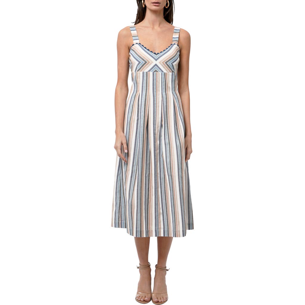 Adelyn Rae Inez Stripe Sleeveless Dress in Multi  product