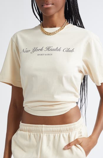 NY Health Club Cotton Graphic T-Shirt