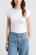 Treasure & Bond Pintuck Cotton T-Shirt