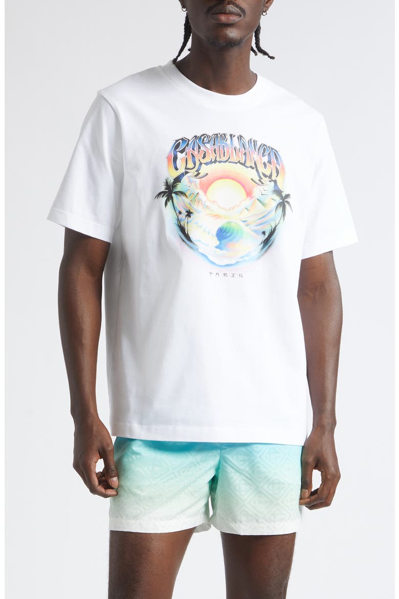 Airspray Graphic T-Shirt, Main, color, WHITE JERSEY