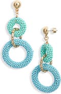 Nordstrom Beaded Link Drop Earrings