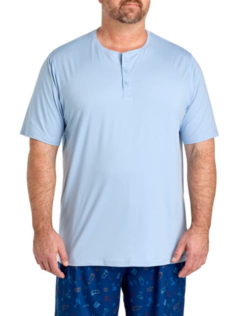 Big & Tall Performance Henley T-Shirt
