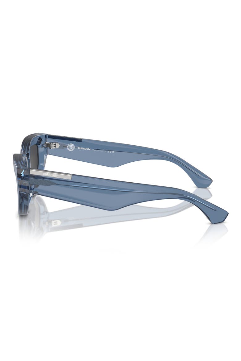 55mm Cat Eye Sunglasses, Alternate, color, BLUE