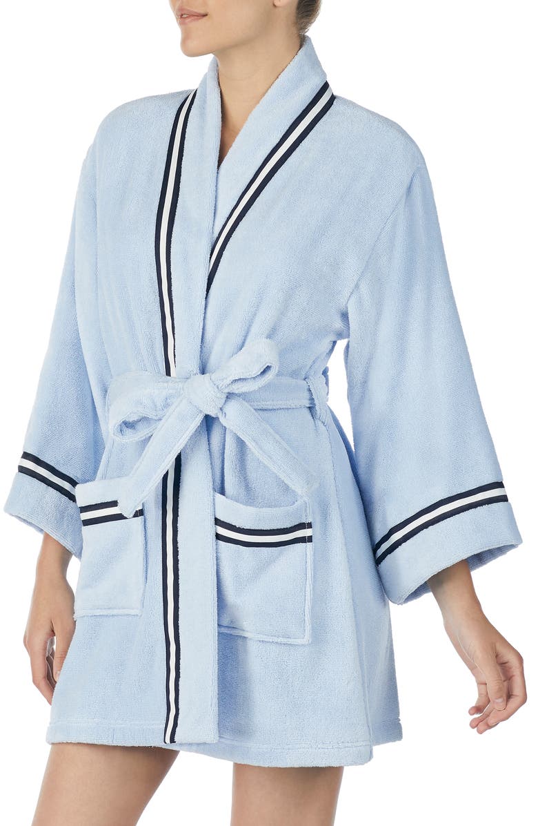 Kate Spade New York short terry robe, Alternate, color,