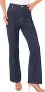 CeCe Seamed High Waist Flare Jeans