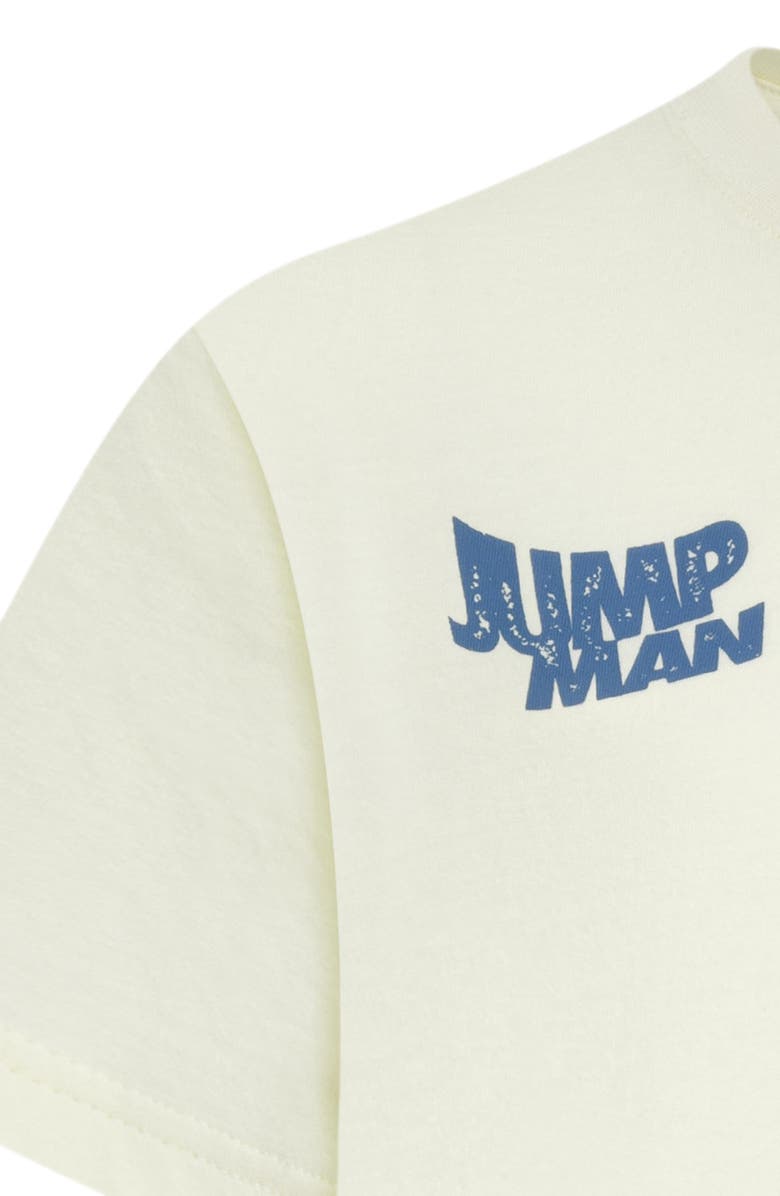 Jordan Kids' JDB Wavy Motion Jumpman Graphic T-Shirt, Alternate, color, Legend Sand