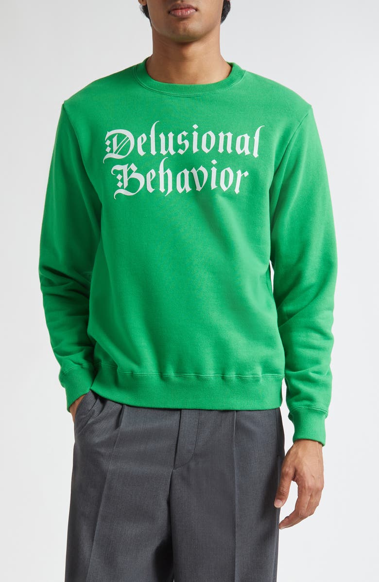 Undercover Graphic Sweatshirt, Main, color, Light Green