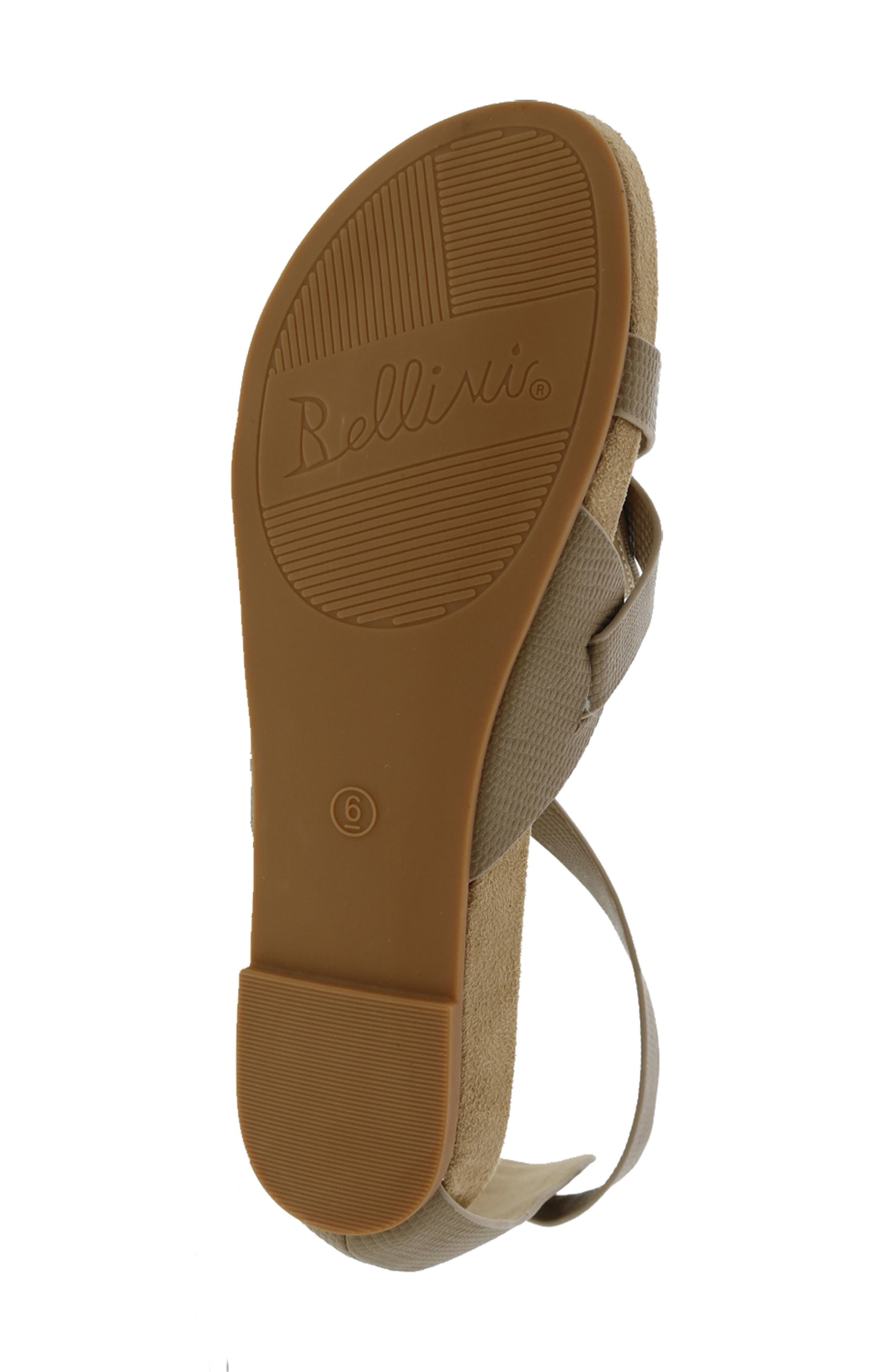 Nobu Strappy Flat Sandal, Alternate, color, KHAKI