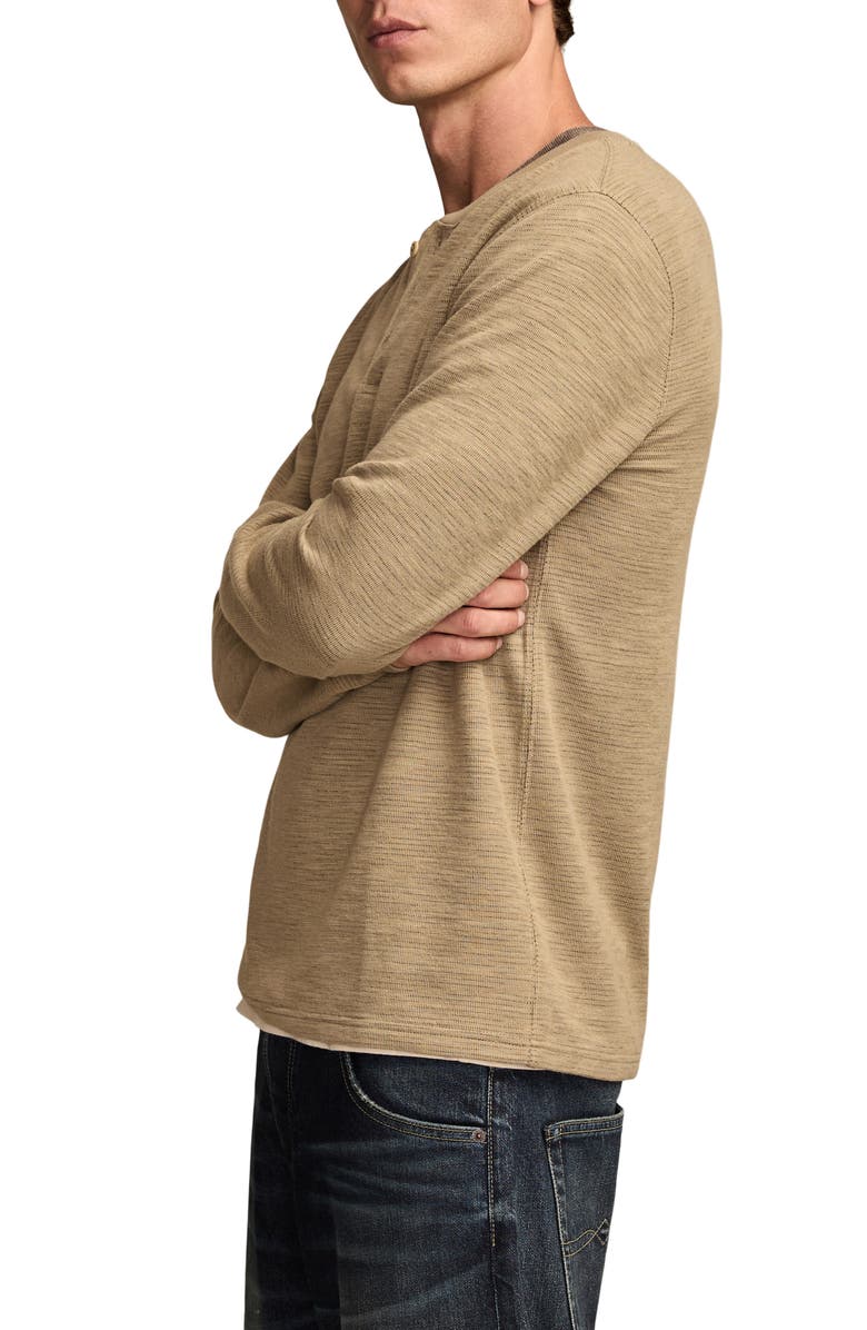 Lucky Brand Double Face Cotton Henley, Alternate, color, Olive