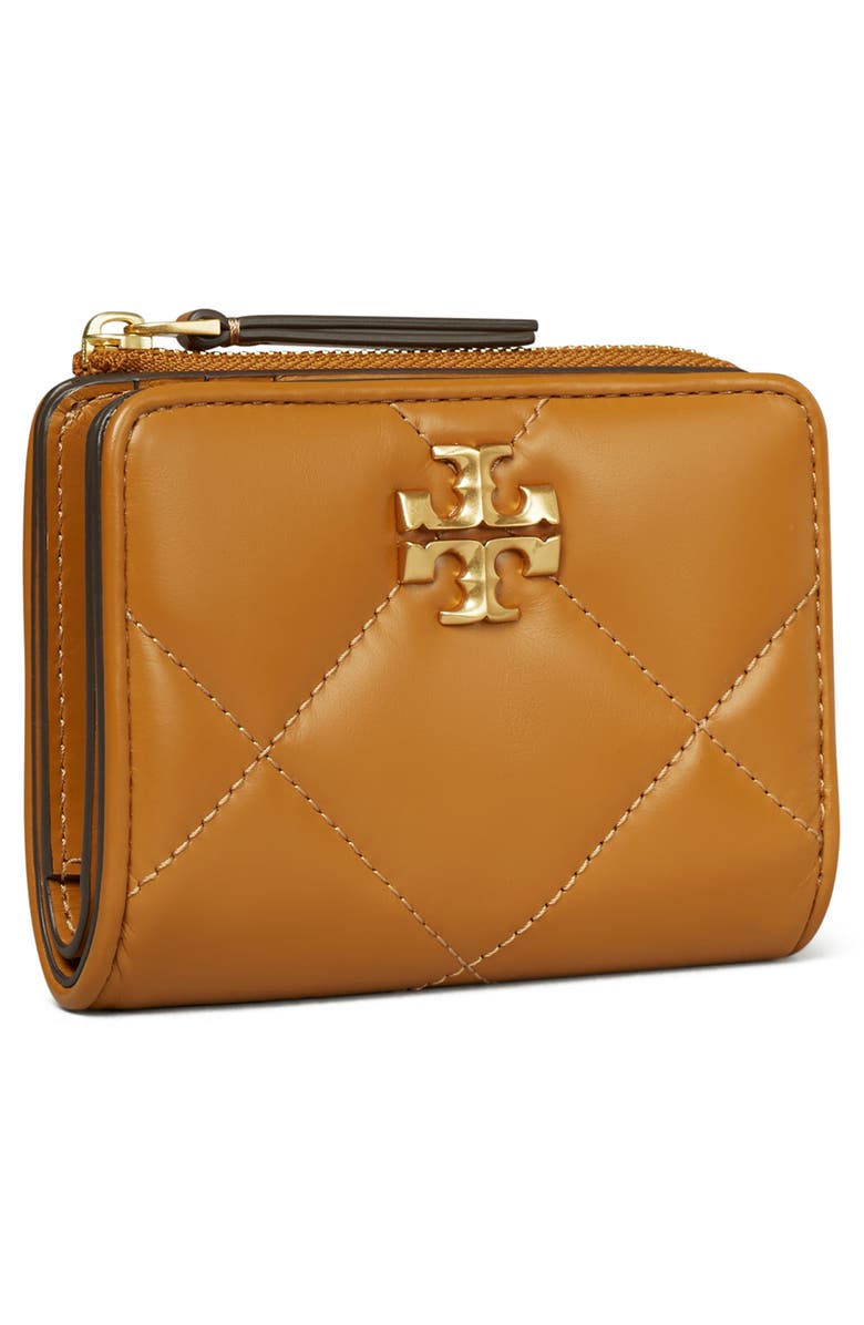 Tory Burch Kira Diamond Quilted Leather Bifold Wallet, Alternate, color,