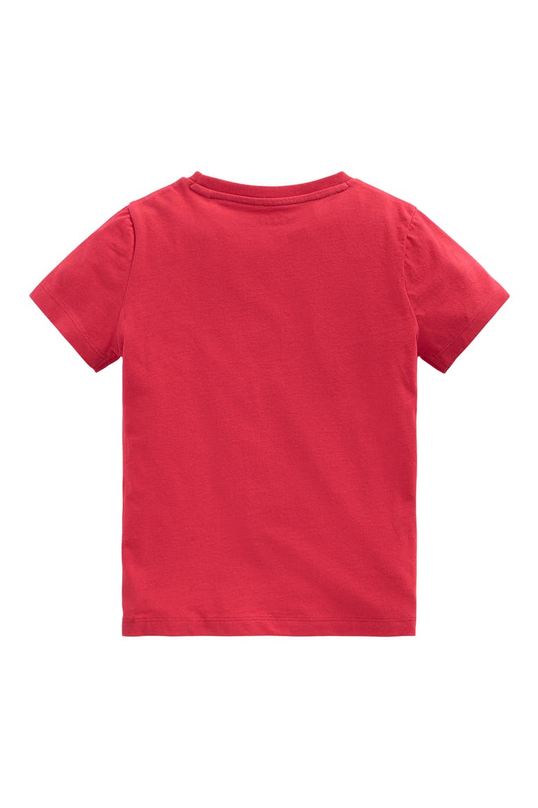 Kids' Crocodile Superstitch Cotton T-Shirt, Alternate, color, CAYENNE CROC