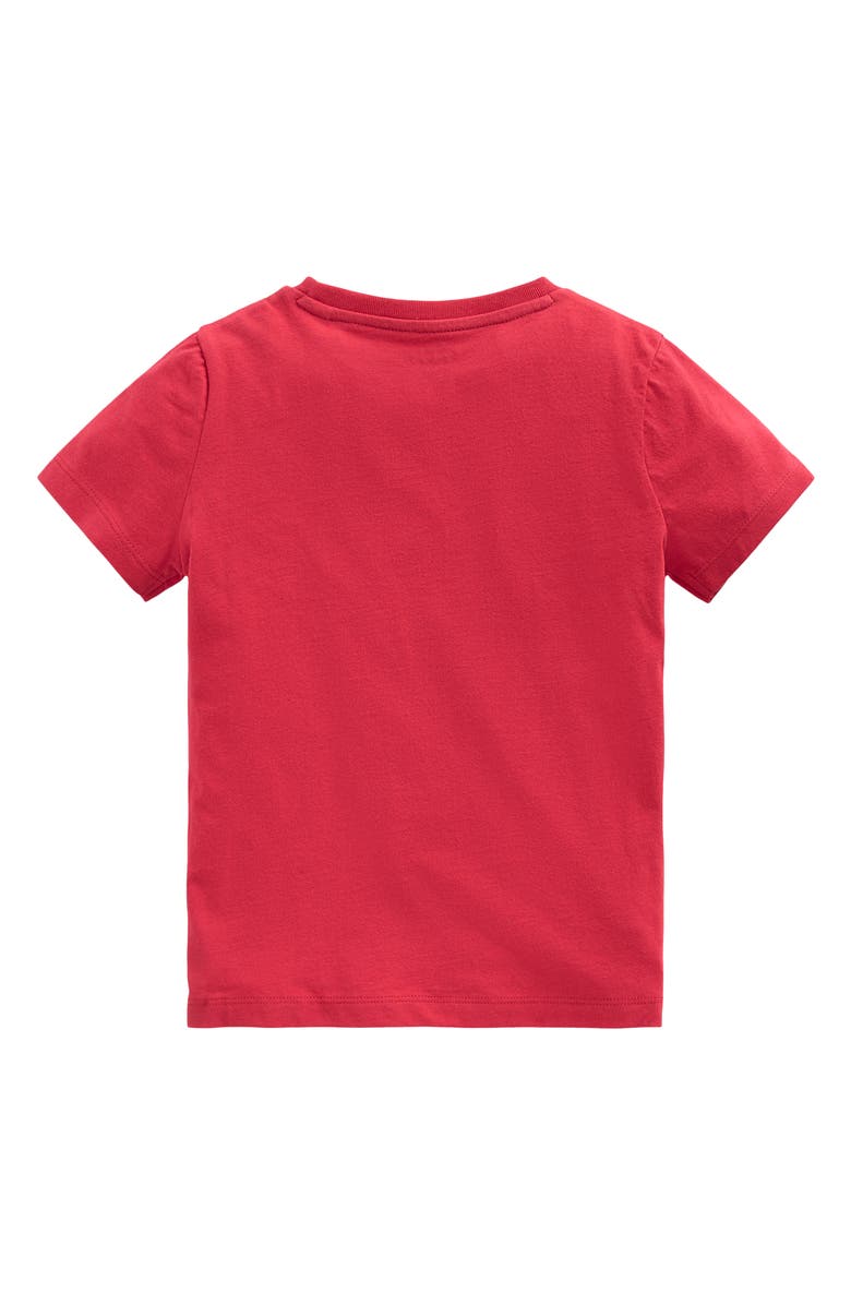 Mini Boden Kids' Crocodile Superstitch Cotton T-Shirt, Alternate, color, Cayenne Croc