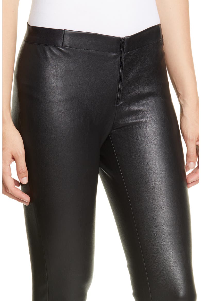 Leather Leggings, Alternate, color, BLACK
