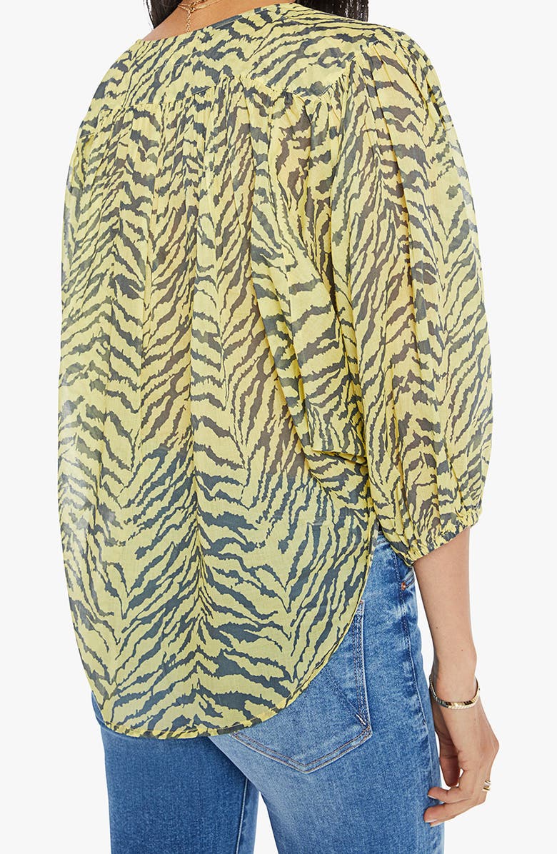 MOTHER The Breeze Tie Neck Top, Alternate, color, Catcall