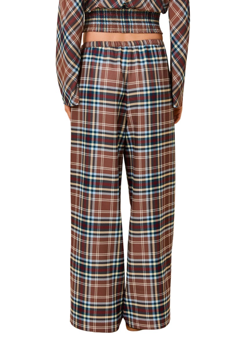 The Abigail Plaid Straight Leg Pants, Alternate, color, PLAID
