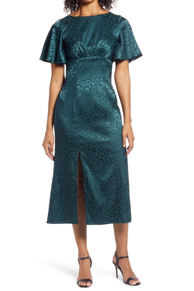 Dalisay A-Line Dress, Main, color, TEAL