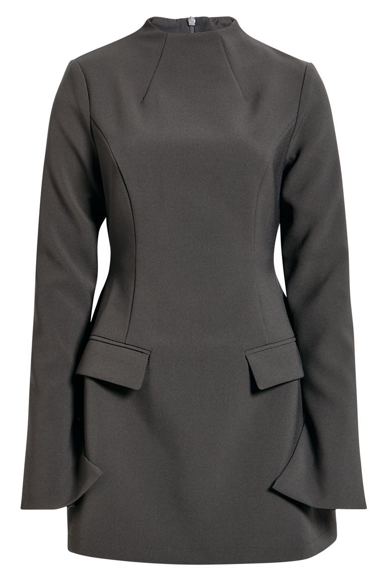 The Ultimate Muse Split Sleeve Minidress with Pockets, Alternate, color, SLATE GREY