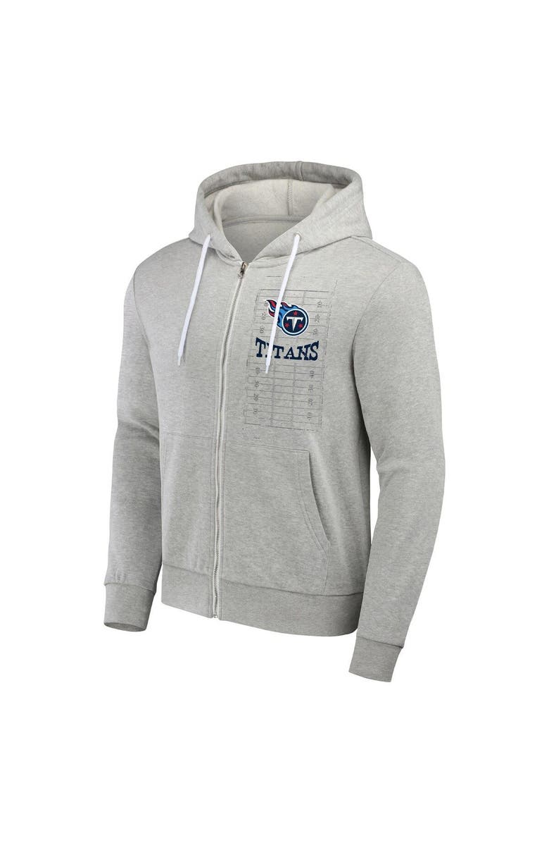 NFL X DARIUS RUCKER Men's NFL x Darius Rucker Collection by Fanatics Heather Gray Tennessee Titans Domestic Full-Zip Hoodie, Alternate, color, Heather Gray