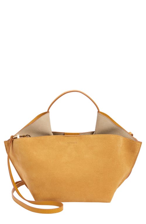 Ree Projects Mini Ann Suede Tote in Ochre 