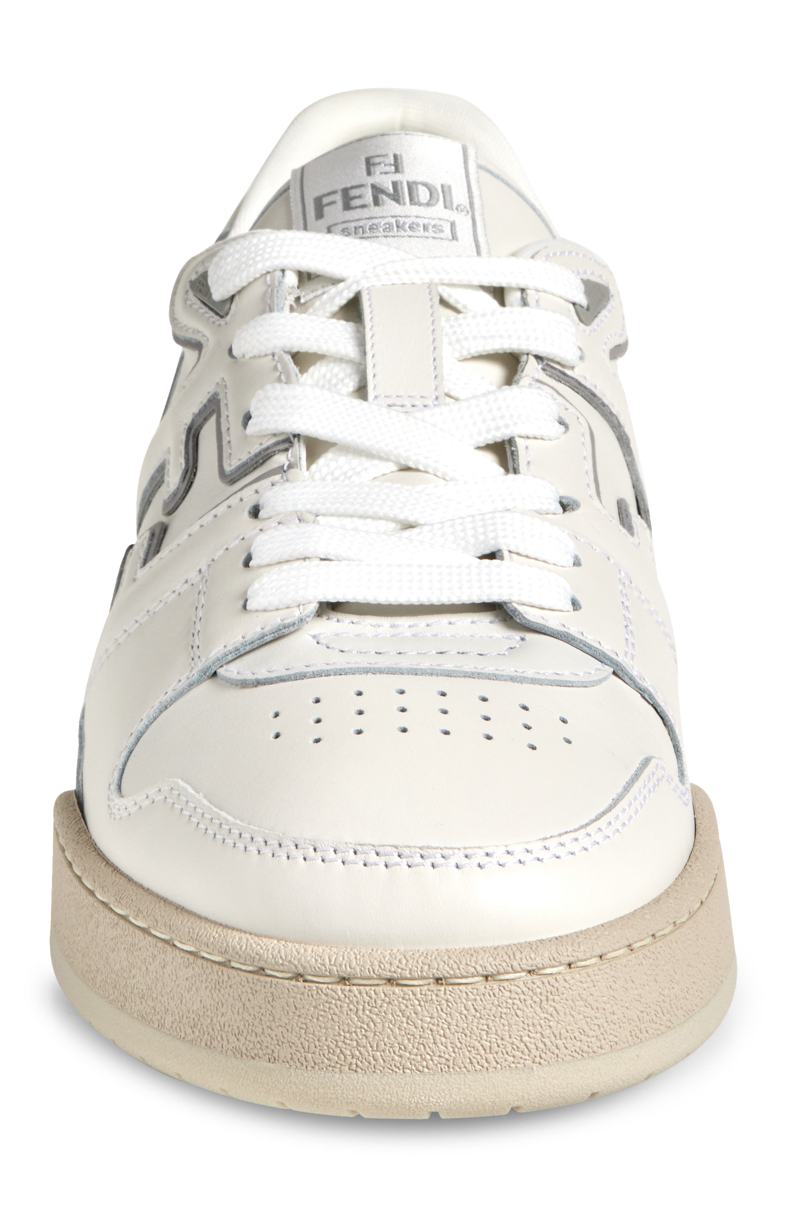 Fendi FF Match Sneaker, Alternate, color, Bia/Bia/Gri Ch/Gri C