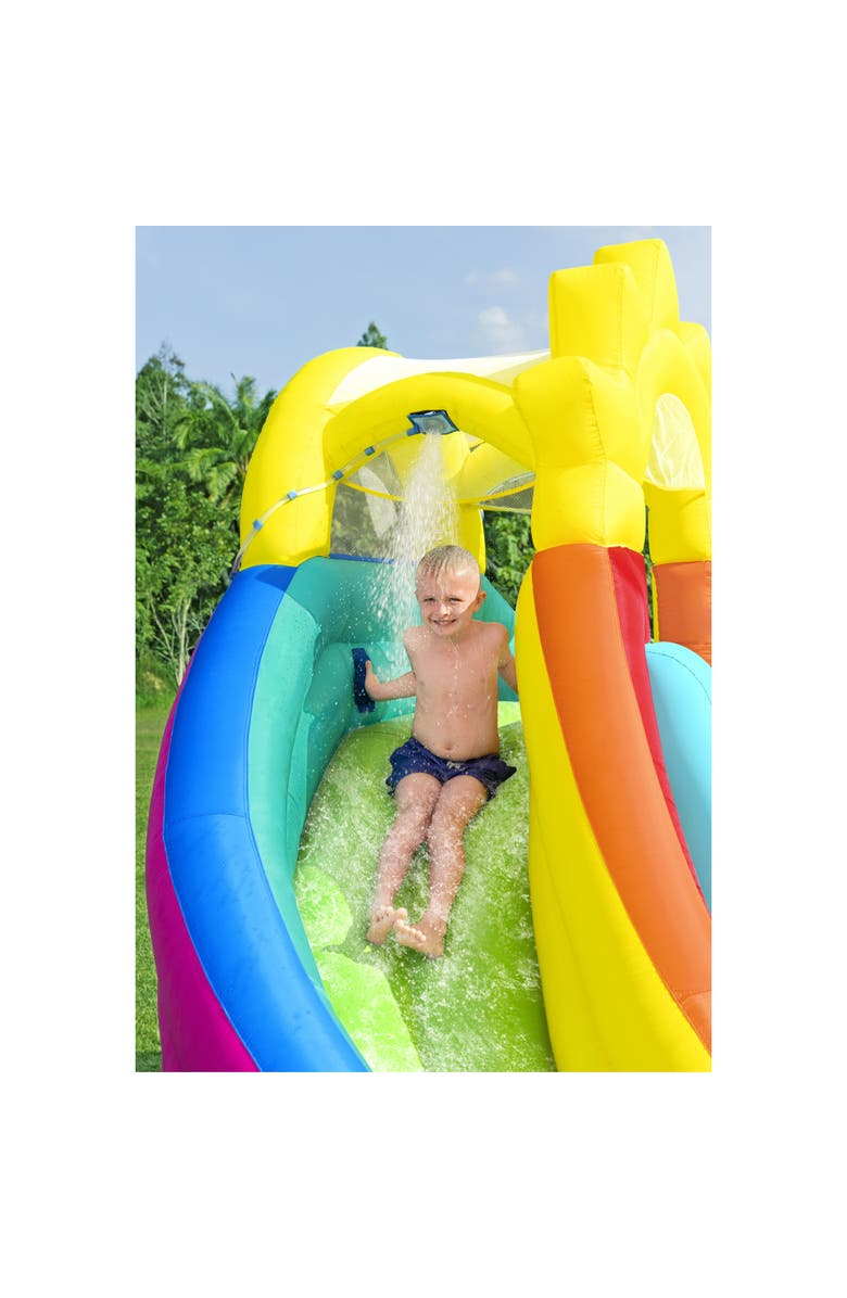 H2OGO! Bestway H2OGO! Let It RainInflatable Mega Water Park with Extra Large Splash Pool and Built-in Sprayers, Alternate, color,