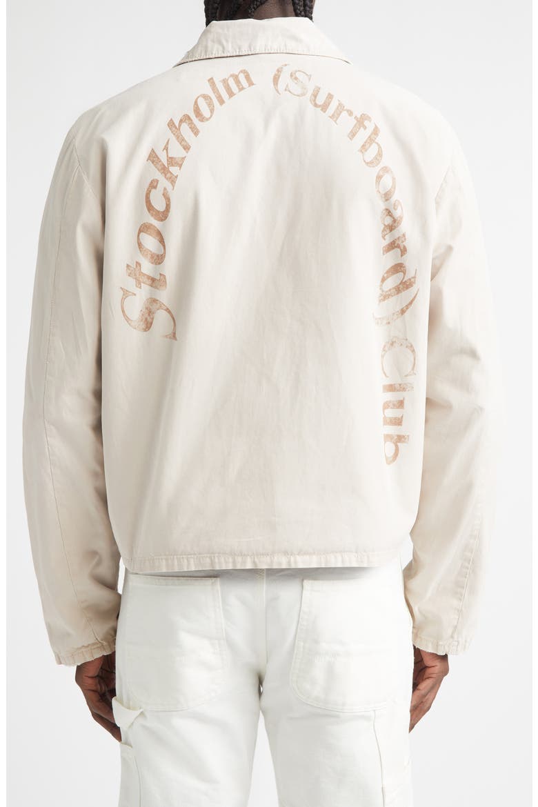 Phil Distressed Zip Jacket, Alternate, color, BEIGE
