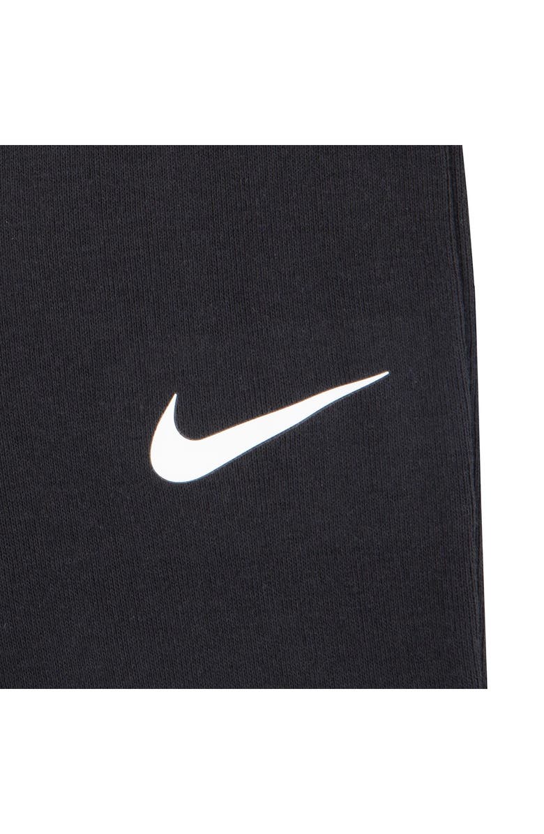 Nike I Have Arrived T-Shirt, Footed Leggings & Beanie Set, Alternate, color, Black