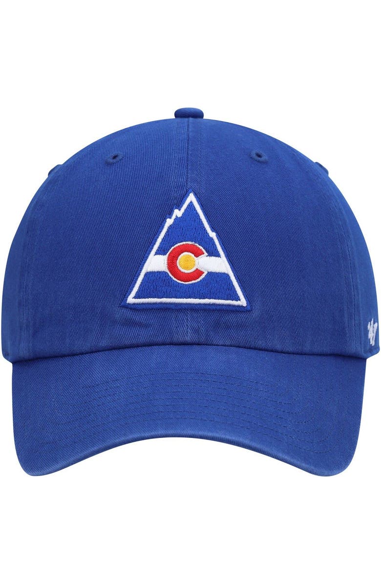 '47 Women's '47 Royal Colorado Rockies Clean Up Adjustable Hat, Alternate, color, 