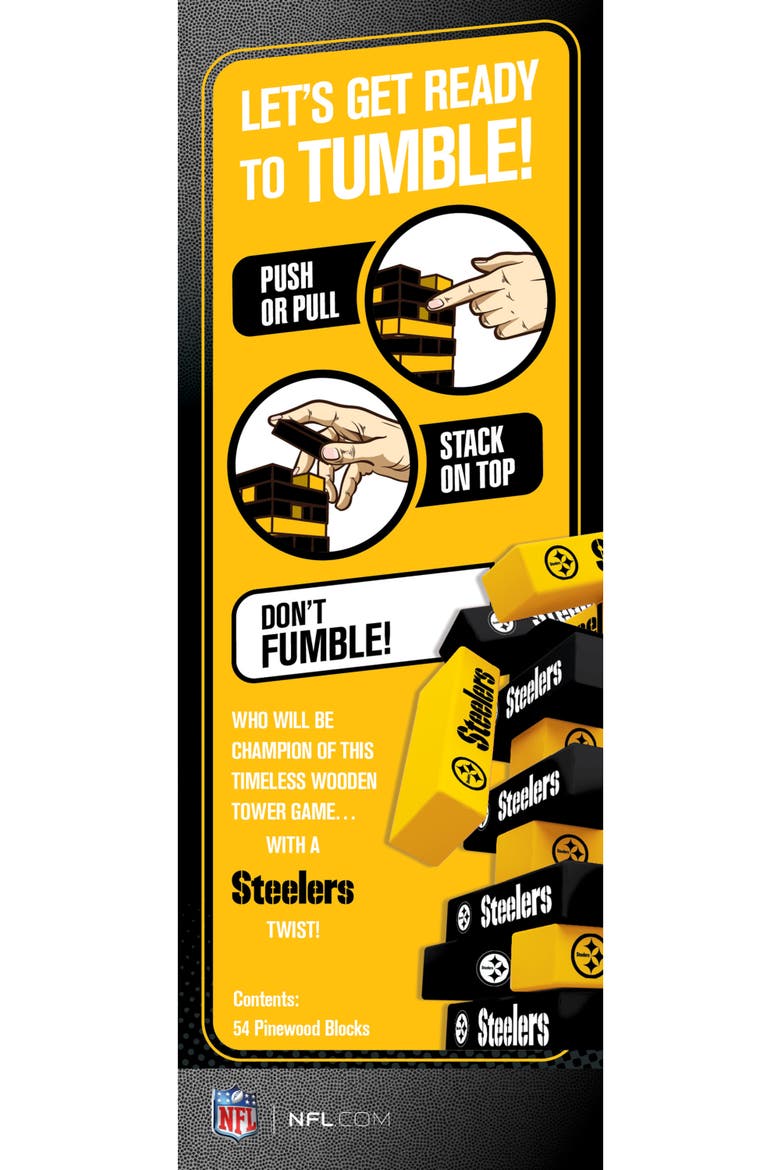 Pittsburgh Steelers Tumble Tower, Alternate, color, Multicolor
