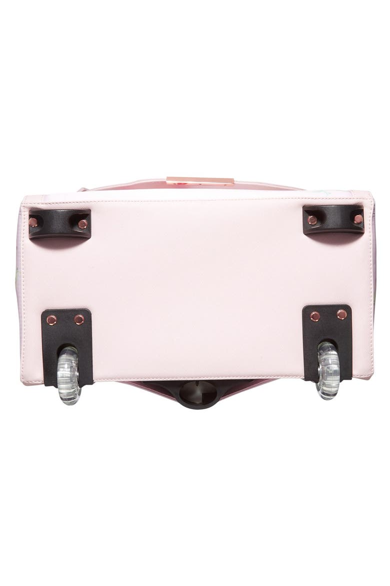 'Hallema - Hanging Gardens' Travel Bag, Alternate, color, BABY PINK