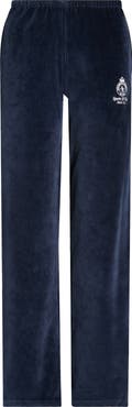 Sporty & Rich Crown Tennis Velour Sweatpants
