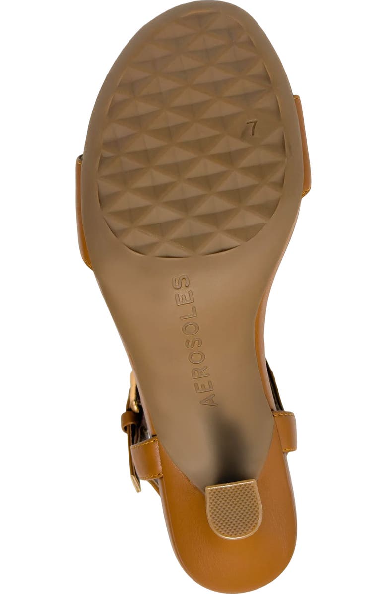 Aerosoles Divia Ankle Strap Sandal, Alternate, color, Tan Fx Nappa