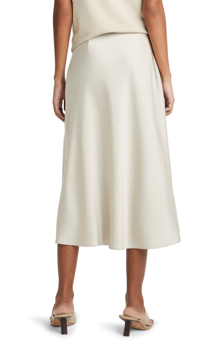 Vince Side Zip Detail Satin Slip Skirt, Alternate, color, 