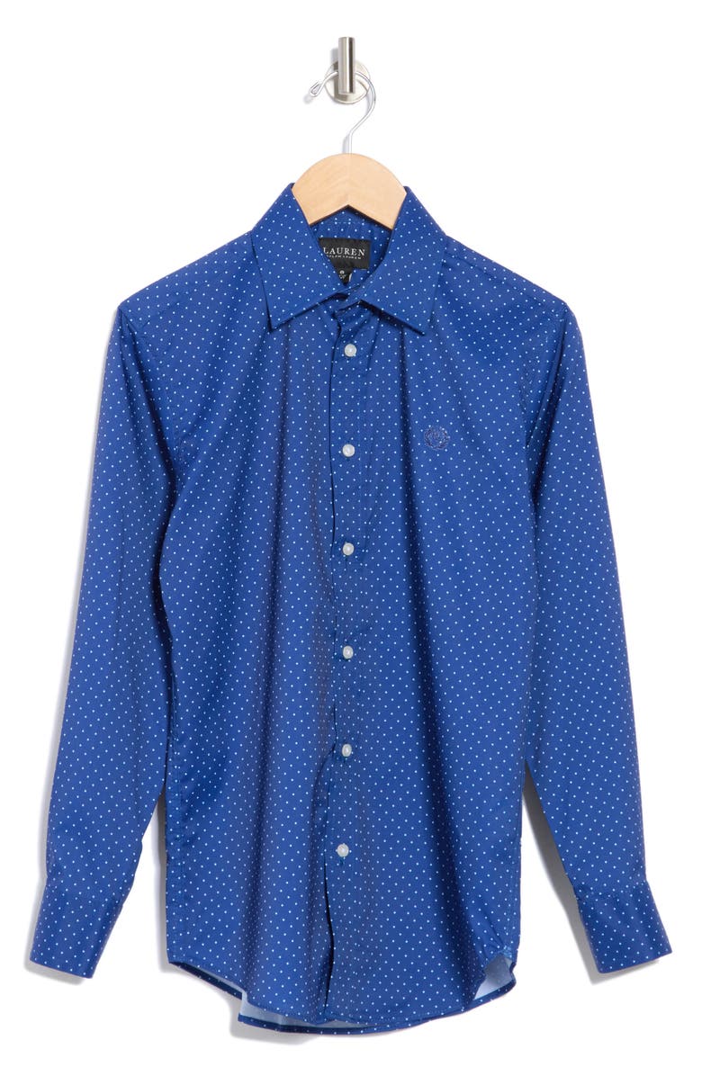 Lauren Ralph Lauren Kids' Plaid Dress Shirt, Main, color,