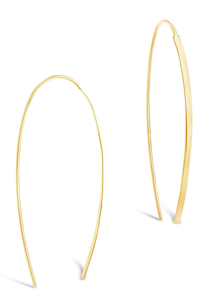 Bar Threader Earrings, Alternate, color, GOLD