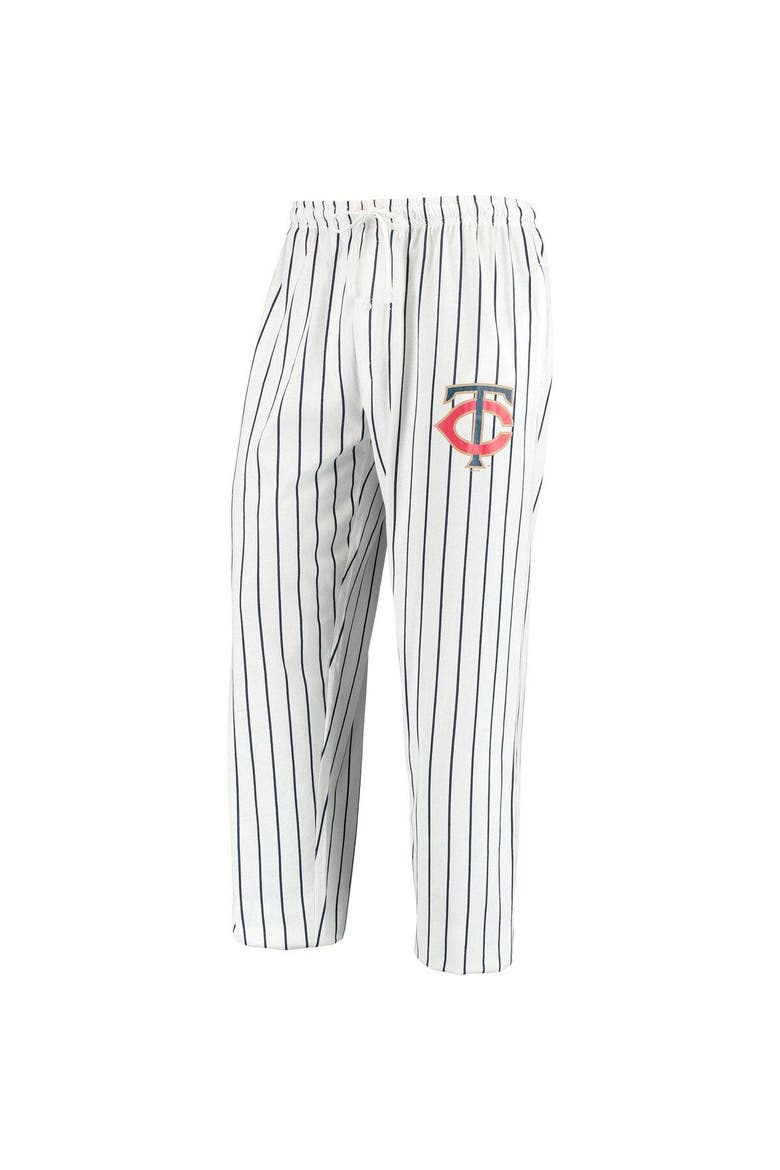 Men's Concepts Sport White/Navy Minnesota Twins Vigor Lounge Pant, Main, color, White