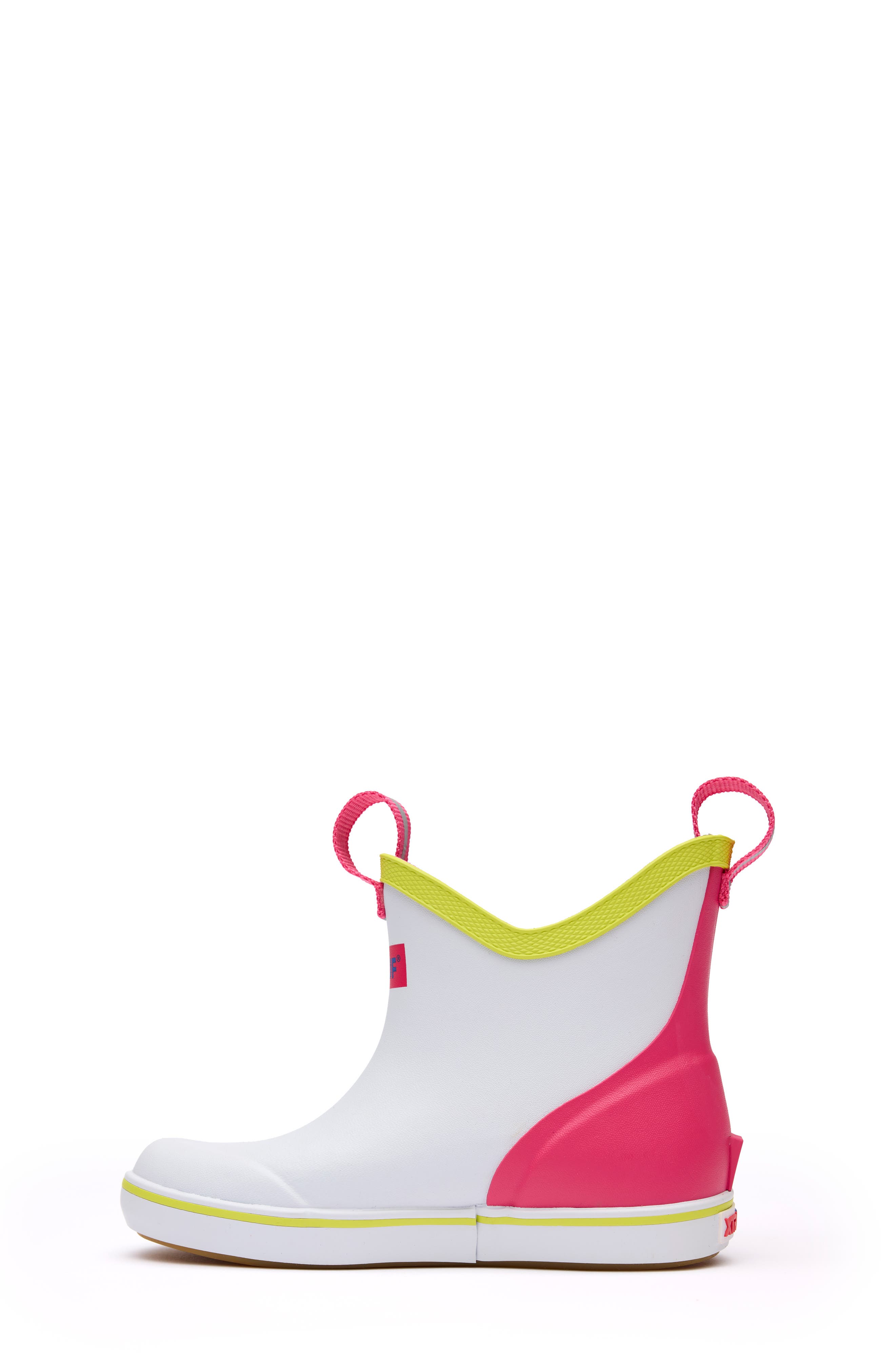 XTRATUF Waterproof Deck Boot, Alternate, color, White Multi/Pink