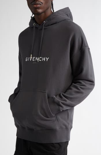 新品★GIVENCHY■ロゴ入りフーディ Hoodie With Logo Embroidery Givenchy Black & White Refracted Logo Hoodie – Savonches