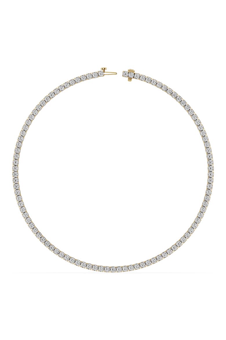 18K Gold Lab-Created Diamond Necklace - 17.83 ctw (Nordstrom Exclusive), Alternate, color, 18K YELLOW GOLD