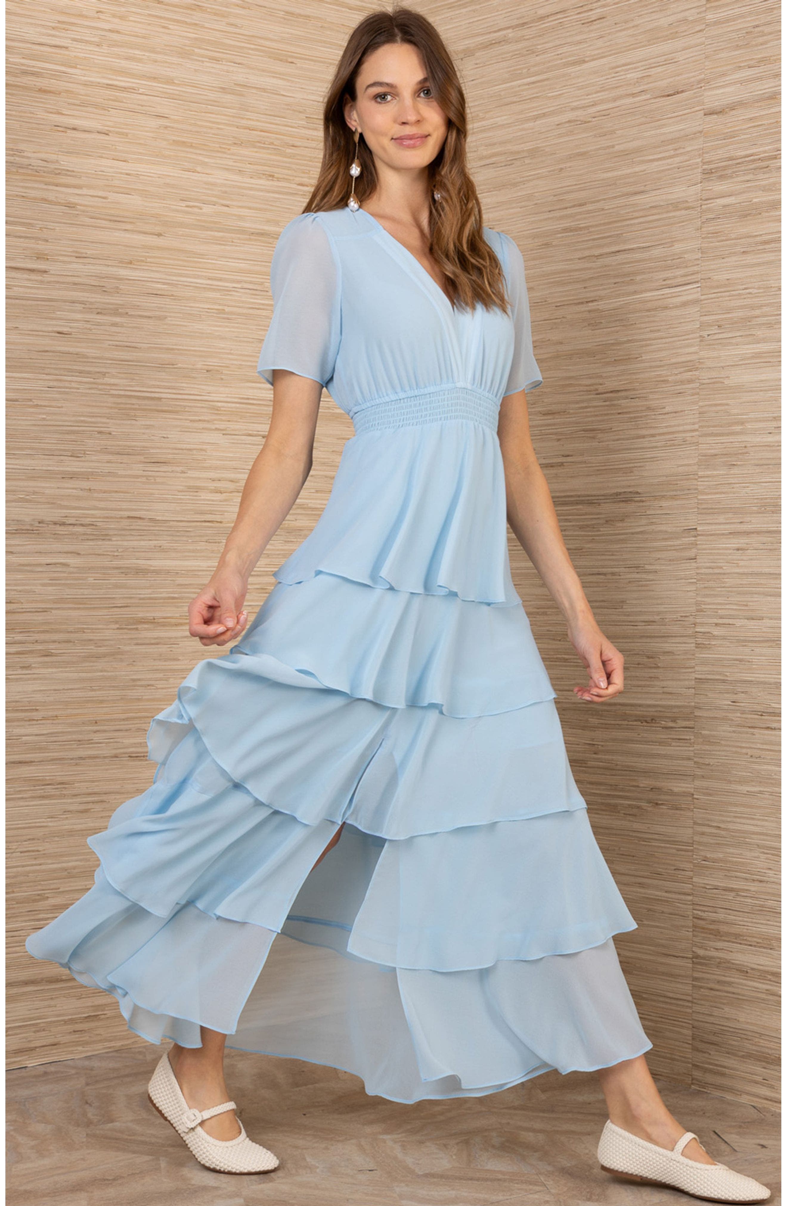 Imogene Solid Maxi Dress - image 2
