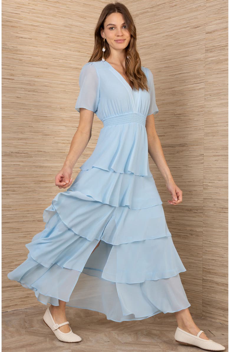 Hale Bob Imogene Solid Maxi Dress, Alternate, color, Blue