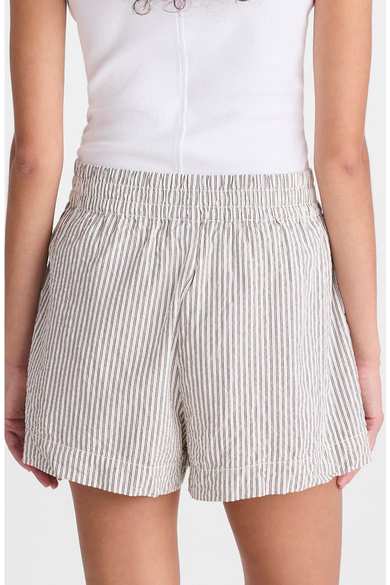 Pull-On Seersucker Shorts, Alternate, color, BLACK VINTAGE IVORY YARNDYE