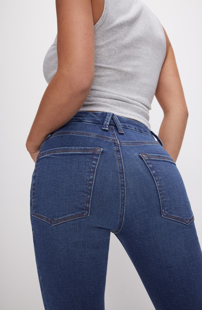 Good American Good Petite Straight Leg Jeans, Alternate, color, Blue007