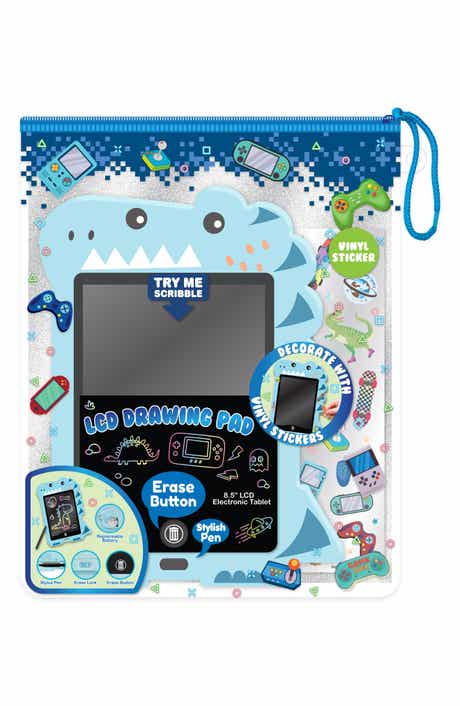 HOT FOCUS Kids' LCD Doodle Board With Stylus Pen & Sticker Set