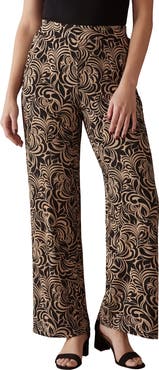 Jessica London Everyday Stretch Knit Wide Leg Pant