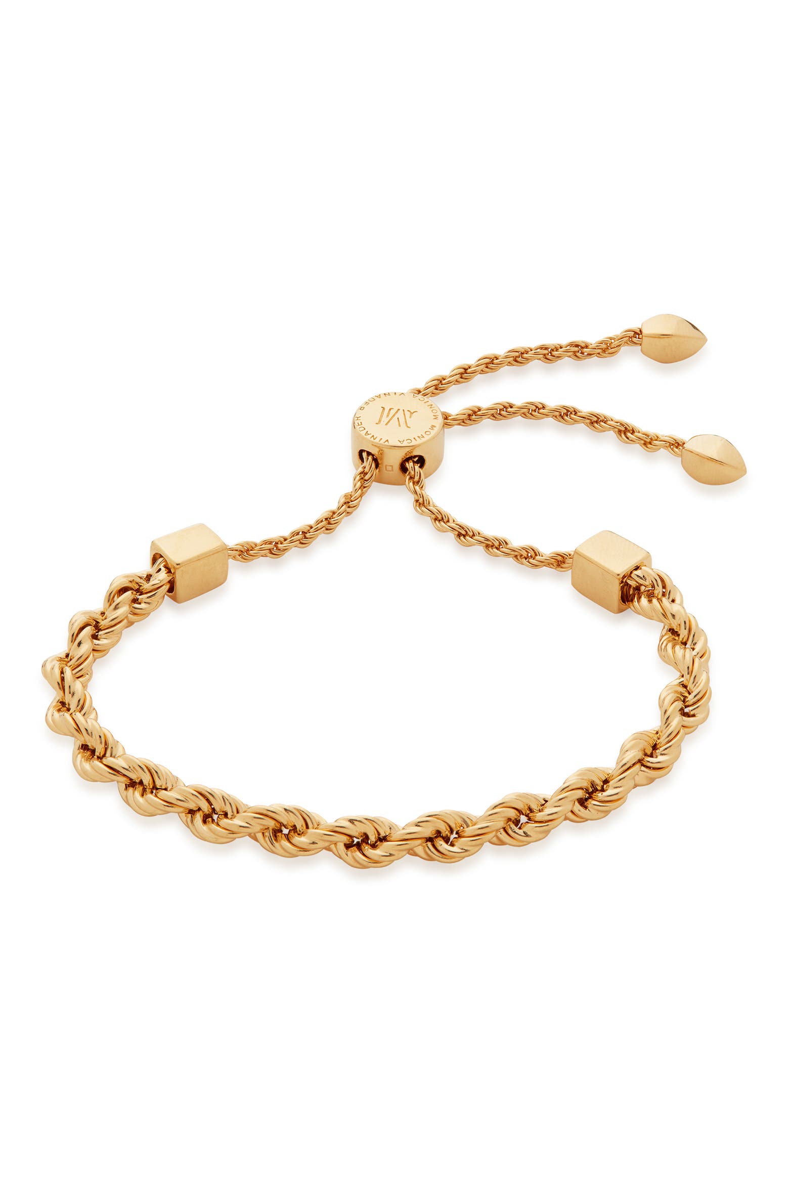 Monica Vinader 18k Gold Vermeil Cord Bracelet