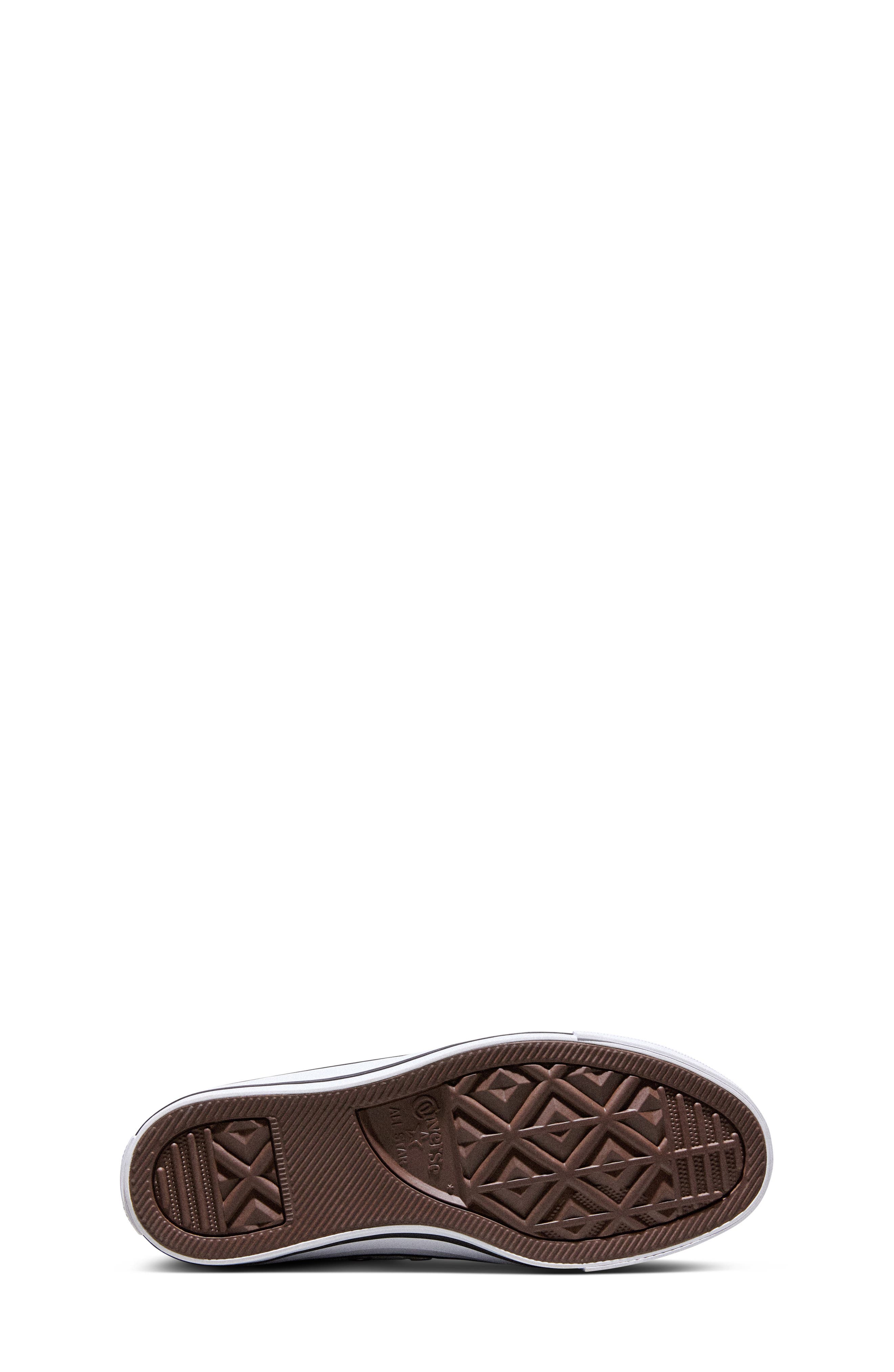 Converse Kids' Chuck Taylor All Star Canvas High Top Sneaker, Alternate, color, Egret/ White/ Silver