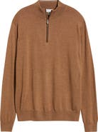 Peter Millar Autumn Crest Merino Wool Blend Quarter Zip Sweater