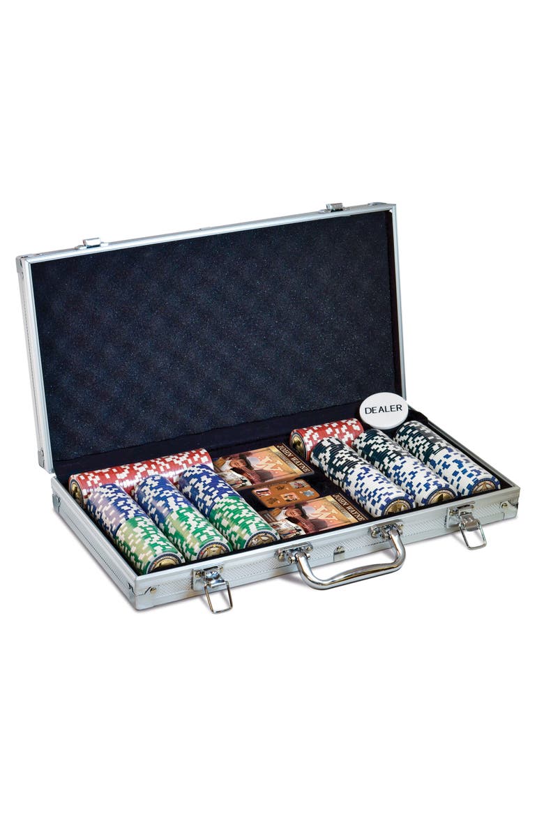 John Wayne 300 Piece Poker Set, Alternate, color, Multicolor